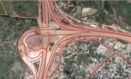 Intersection roads mapping 